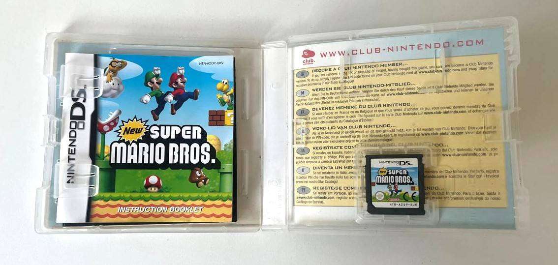 Nintendo DS Mario Game Lot  3 Complete-in-Box Classics