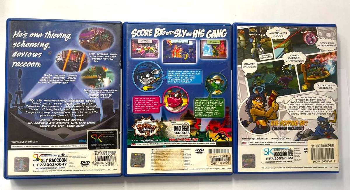 Sly Cooper Trilogy PS2