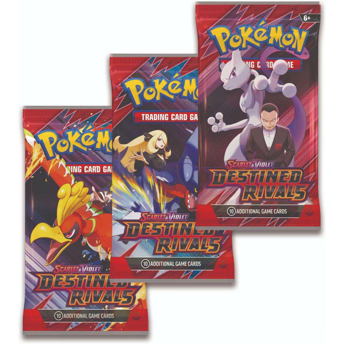 RARE Pokemon: Scarlet & Violet 10: Destined Rivals: 3-Pack Blister