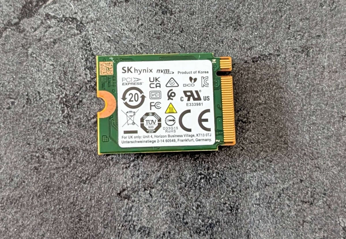 256 GB NVME M.2 SSD