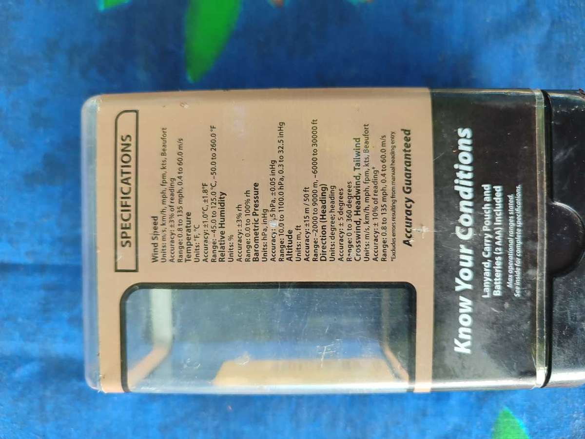 Kestrel 4500NV pocket weather meter