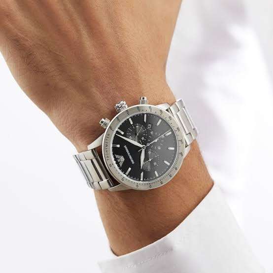 Mens Emporio Armani Mario Chronograph Watch AR11241