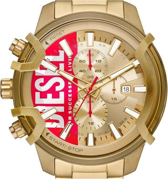 Men's Diesel Griffed Chronograph Only The Brave Watch DZ4595