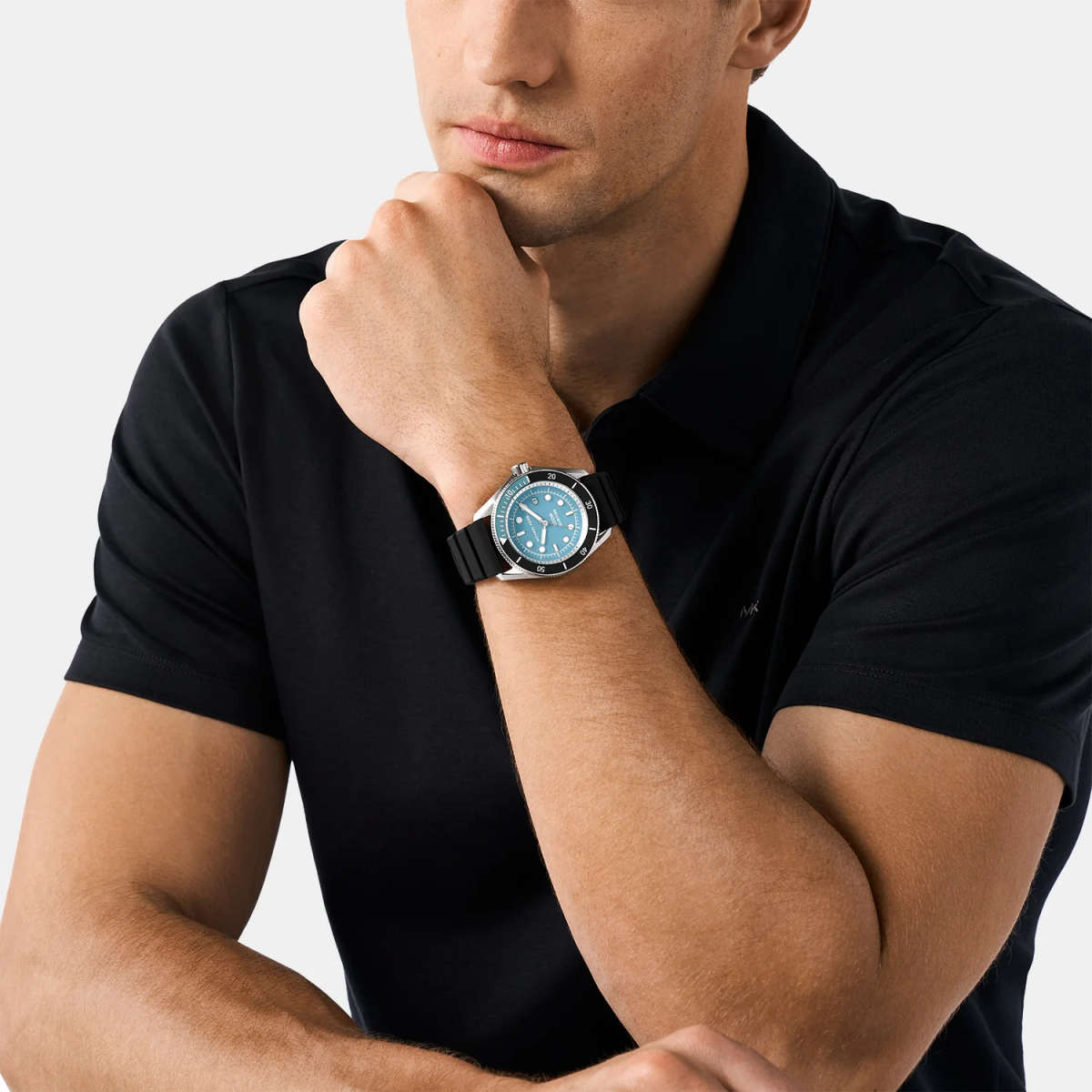 Men's Michael Kors Maritime Silicone Watch MK9167