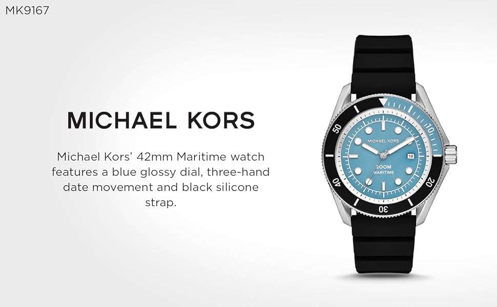 Men's Michael Kors Maritime Silicone Watch MK9167