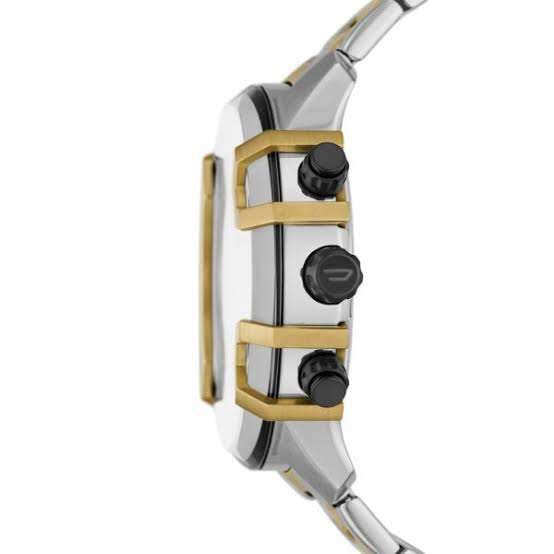 Men's Diesel Griffed Two Tone Dial Chronograph Watch DZ4577