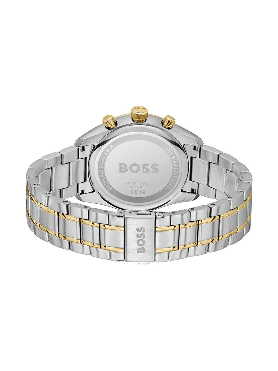 Mens Hugo Boss Grand Prix Two Tone Chronograph Watch 1514227