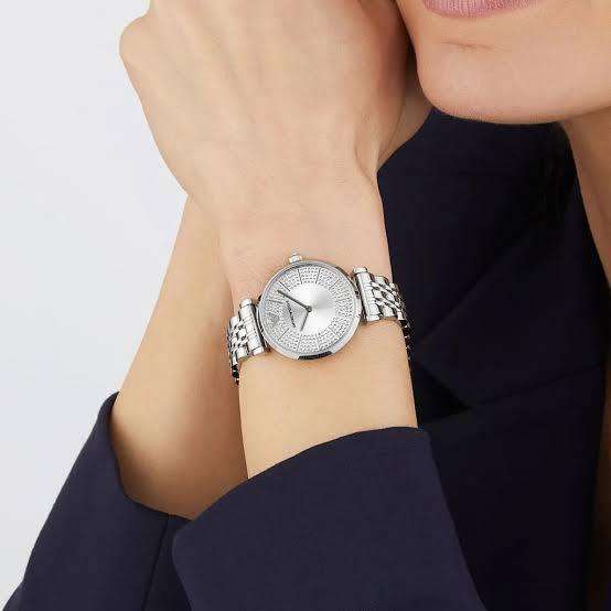 Ladies Emporio Armani Gianni T-Bar Watch AR11445