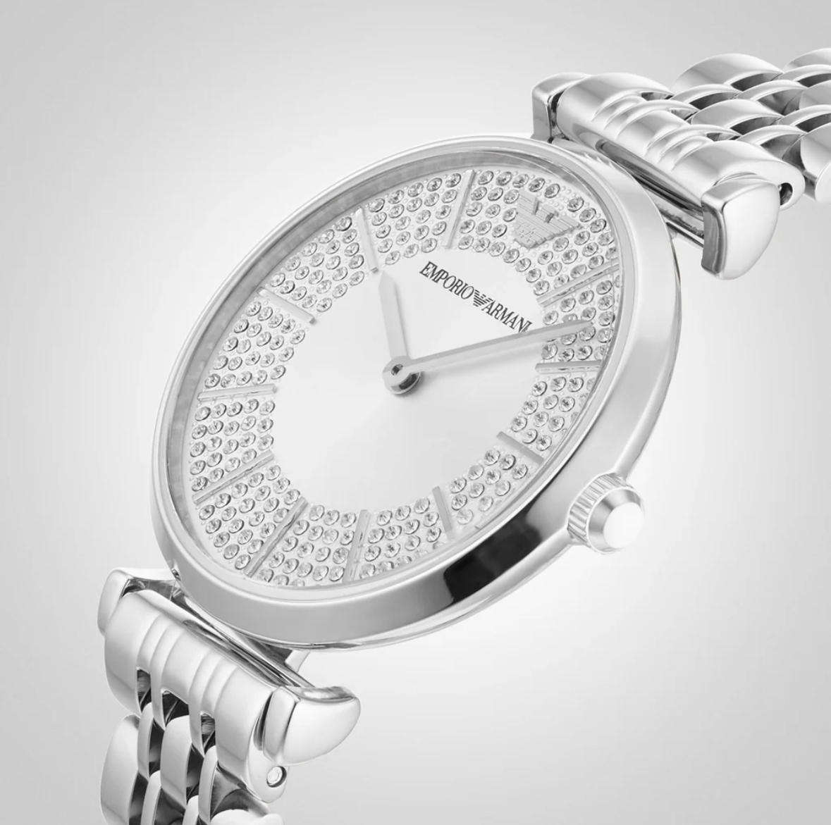 Ladies Emporio Armani Gianni T-Bar Watch AR11445
