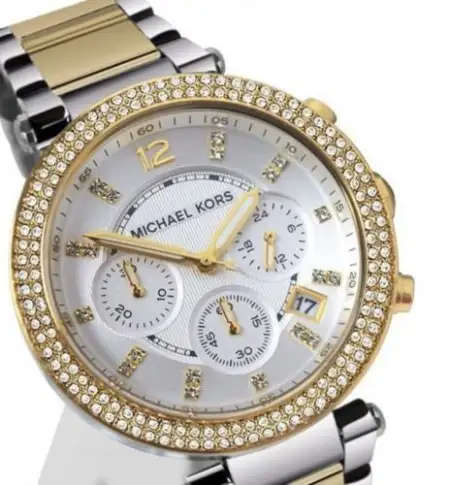 LADIES MICHAEL KORS PARKER GLITZ TWO TONE WATCH MK5626 ##BRAND NEW##