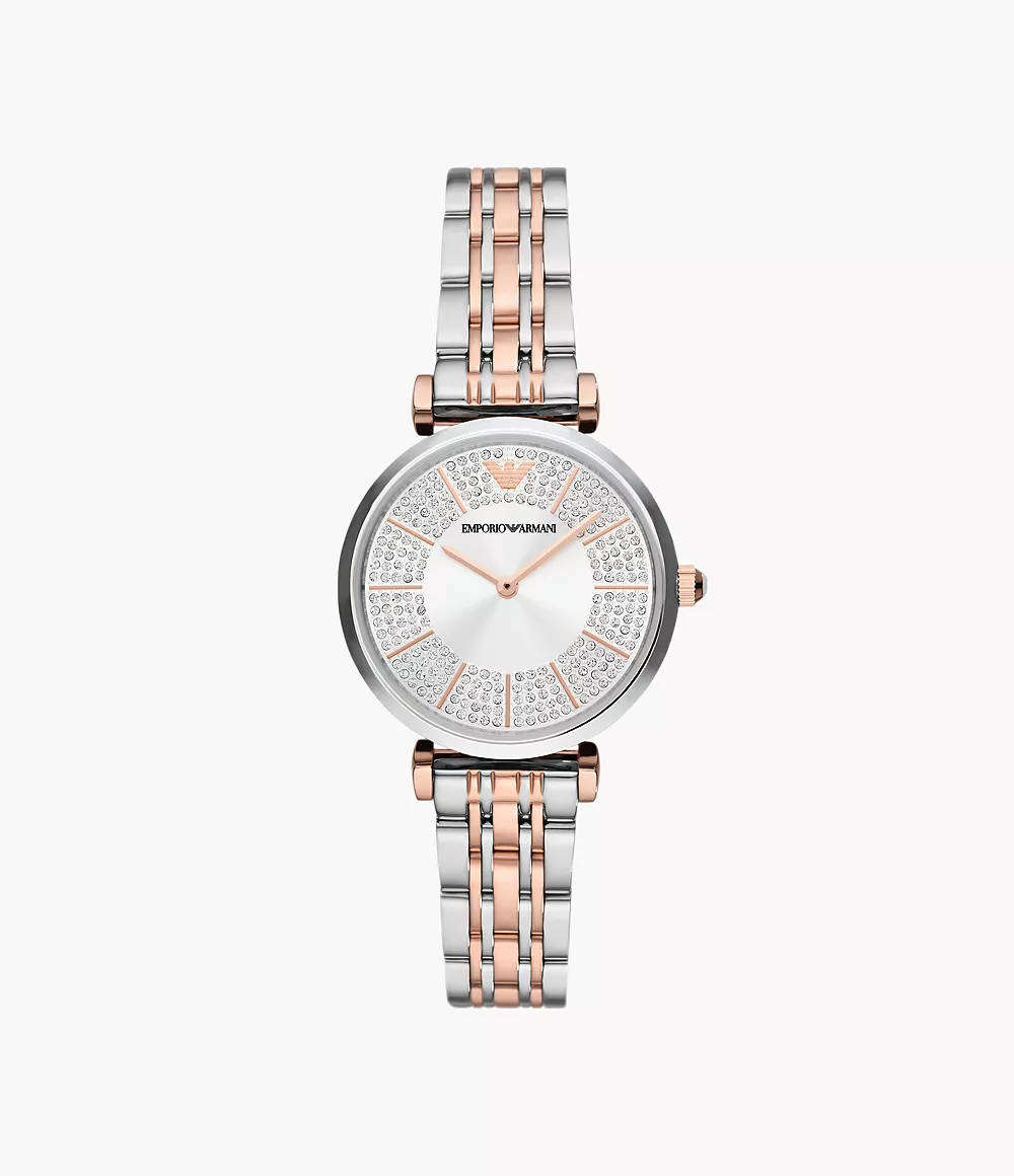 Ladies Emporio Armani Two Tone Watch AR11537