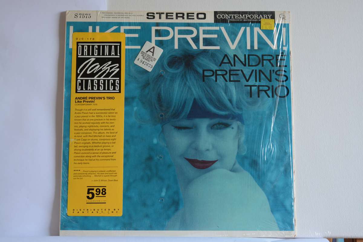 ANDRE PREVIN'S TRIO -LIKE PREVIN - EX/EX