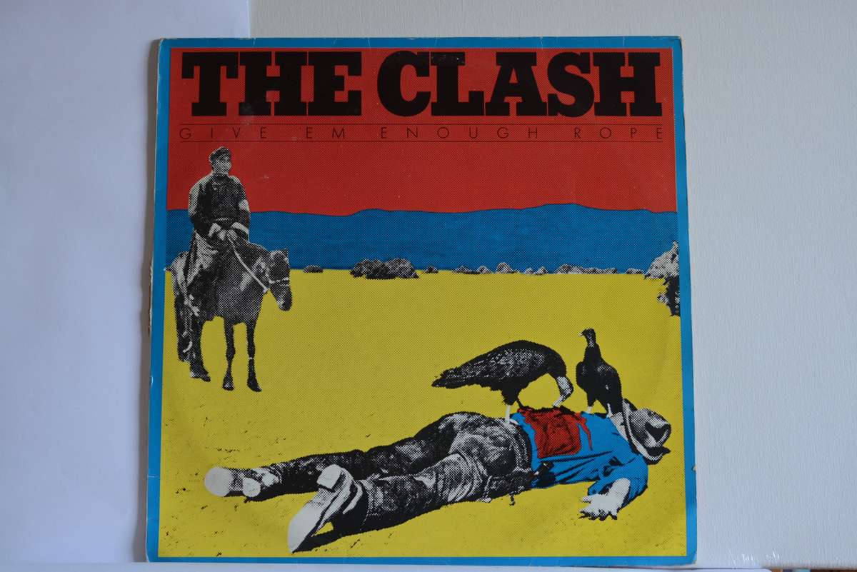 THE CLASH - GIVE EM ENOUGH ROPE - VG/EX-