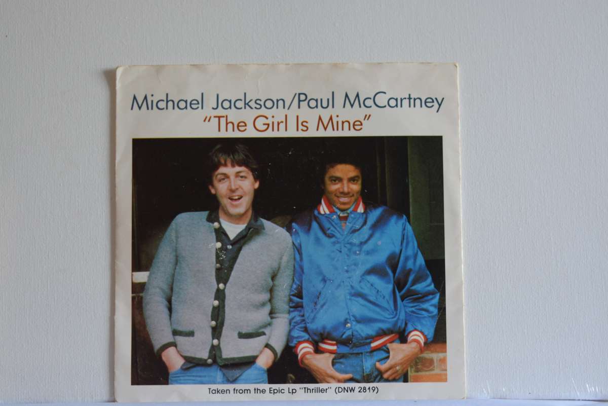 MICHAEL JACKSON / PAUL MCCARTNEY - THE GIRL IS MINE - VG+/EX-