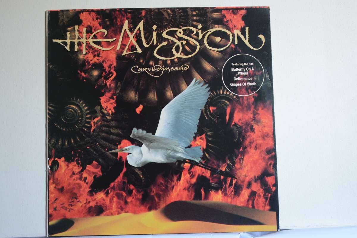 THE MISSION - CARVED IN SAND - VG+/VG+