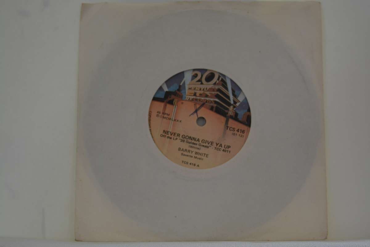 BARRY WHITE - NEVER GONNA GIVE YOU UP - EX