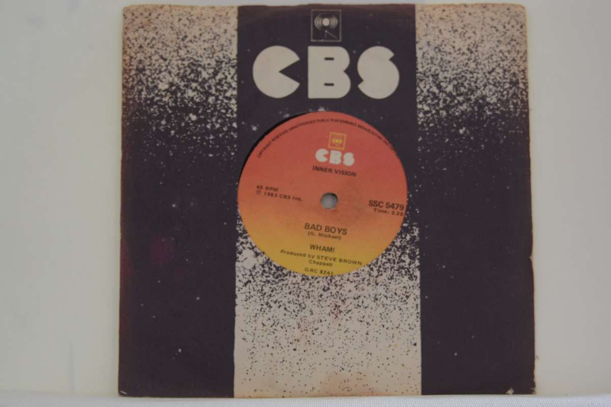 WHAM - BAD BOYS - VG/EX-