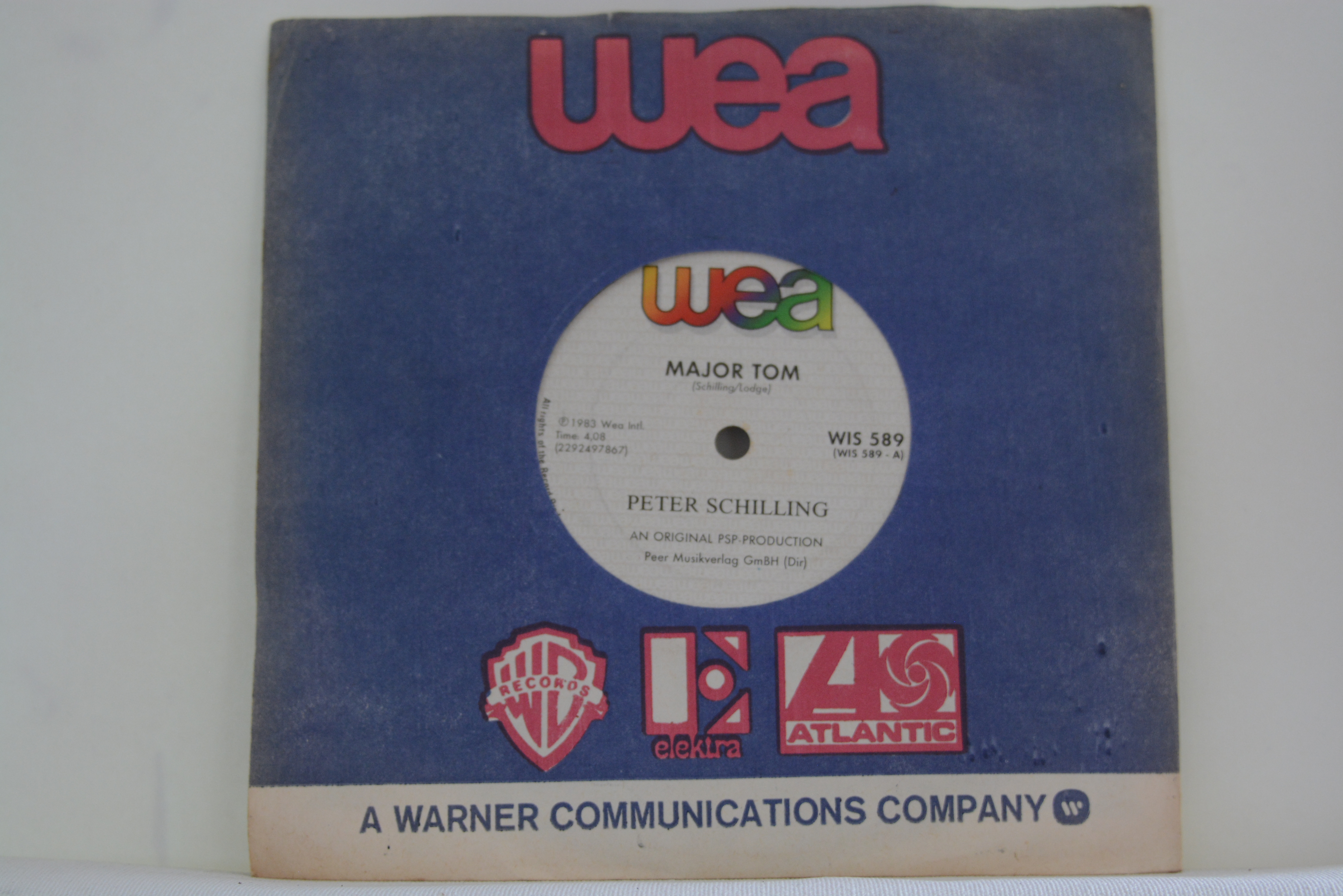 PETER SCHILLING - MAJOR TOM - VG+/EX-