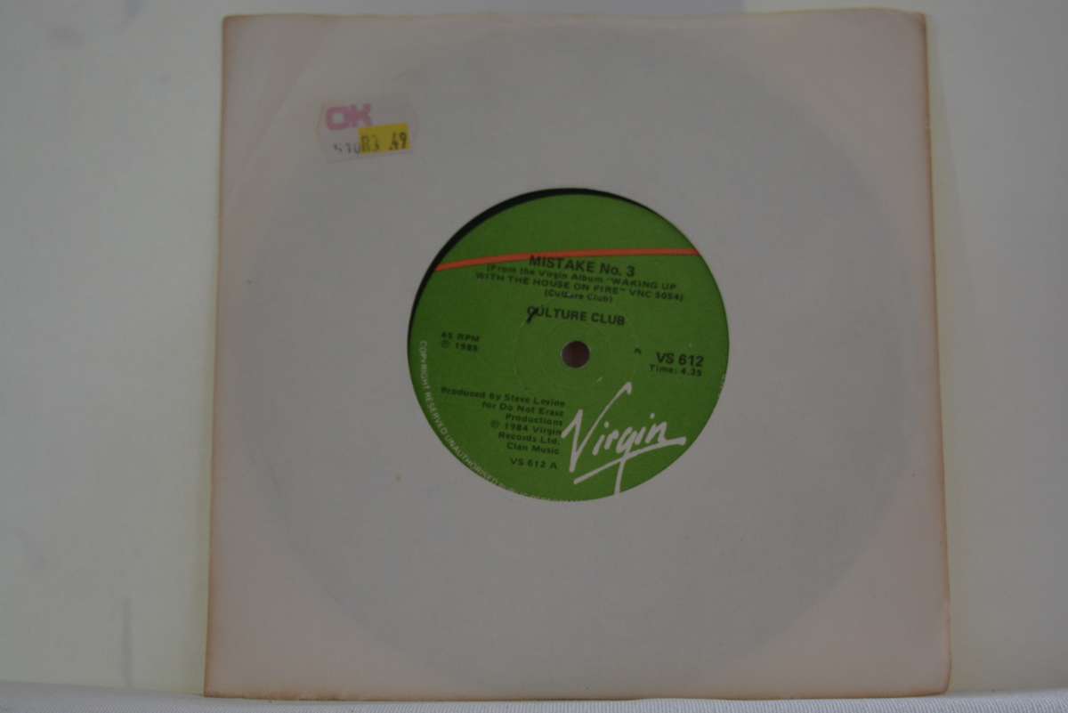 CULTURE CLUB - MISTAKE NO.3 - EX-