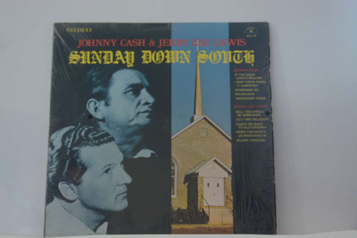 JOHNNY CASH AND JERRY LEE LEWIS - SUNDAY DOWN SOUTH - EX-/EX