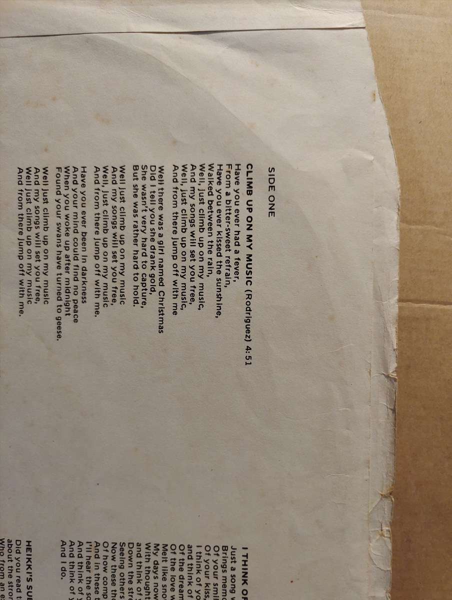 RODRIGUEZ - AFTER THE FACT - VG/EX-