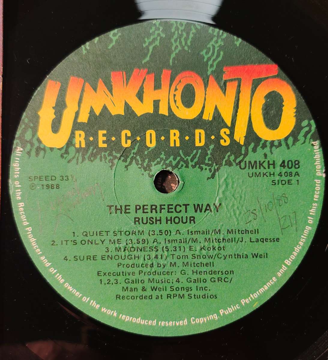 RUSH HOUR - THE PERFECT WAY - EX/EX