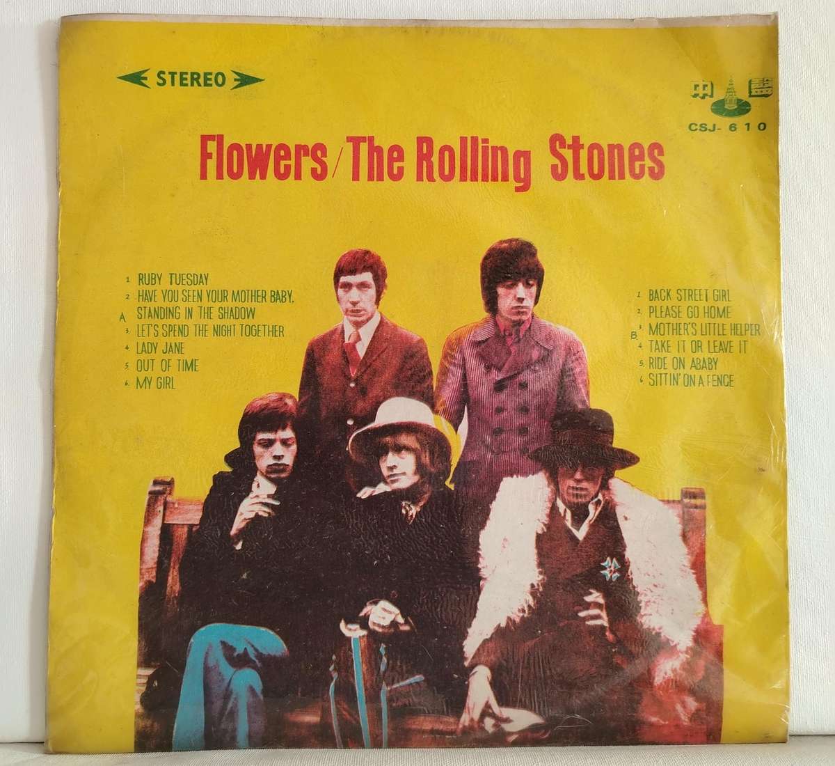 THE ROLLING STONES - FLOWERS -VG/VG+