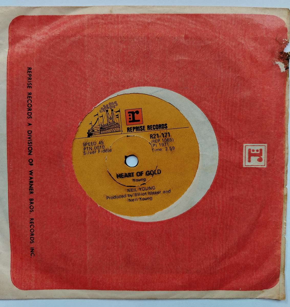 NEIL YOUNG - HEART OF GOLD - VG-/EX-