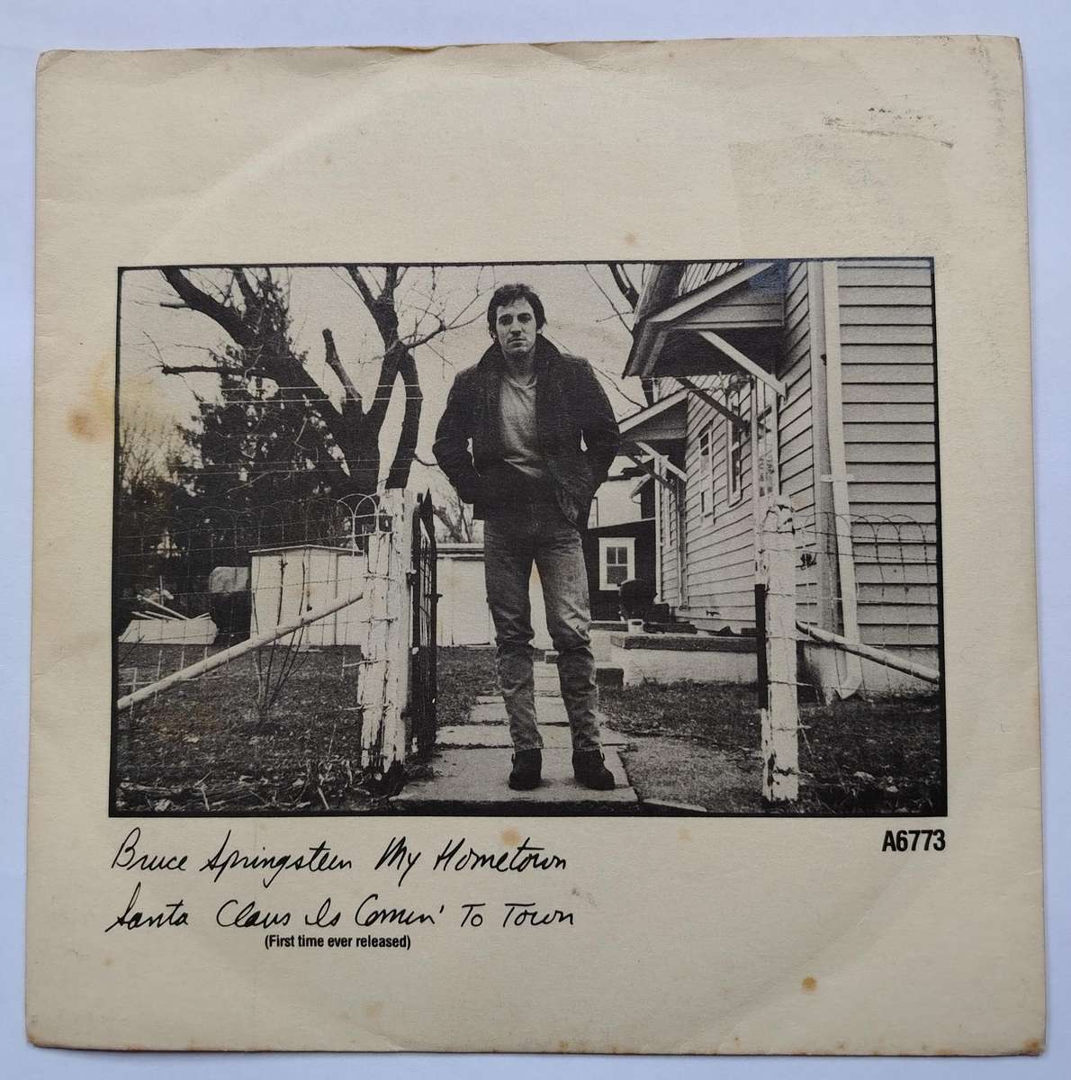 BRUCE SPRINGSTEEN - MY HOMETOWN - VG/VG+