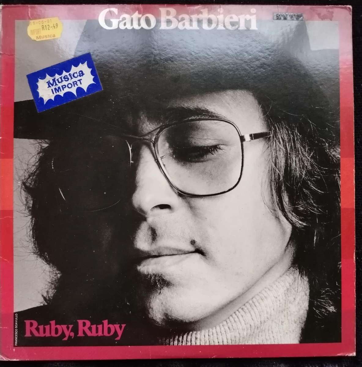 GATO BARBIERI - RUBY RUBY - VG/EX-