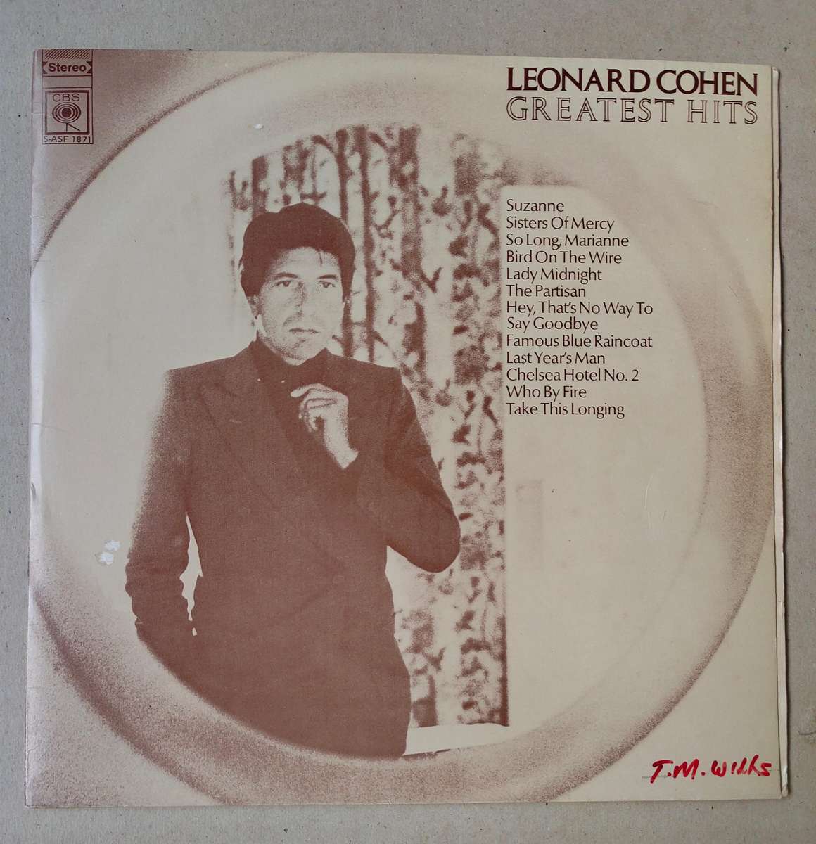 LEONARD COHEN - GREATEST HITS - VG+/VG+