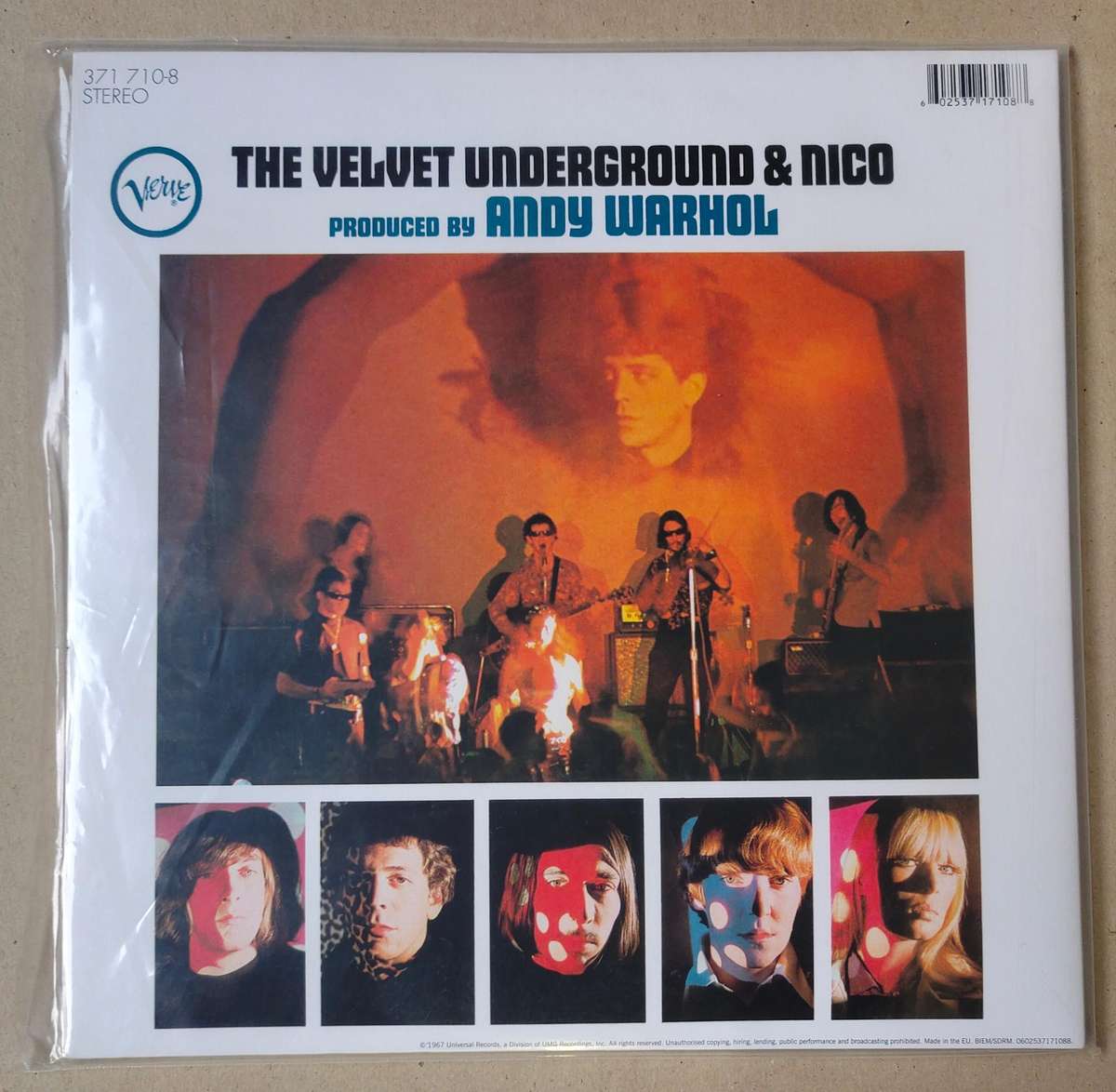 VELVET UNDERGROUND AND NICO - EX/EX