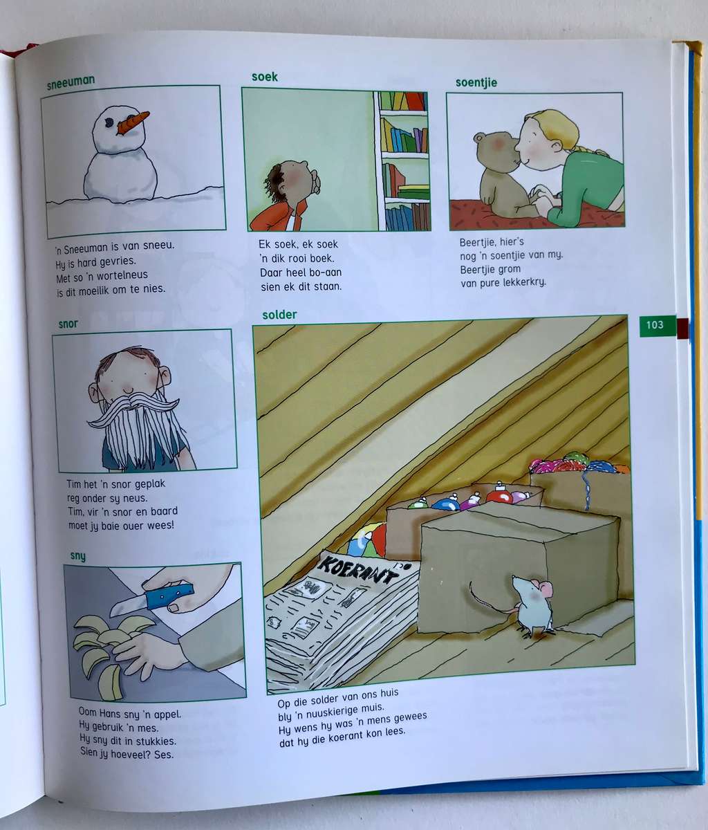 My eerste HAT. Die eerste ware woordenboek vir kinders.