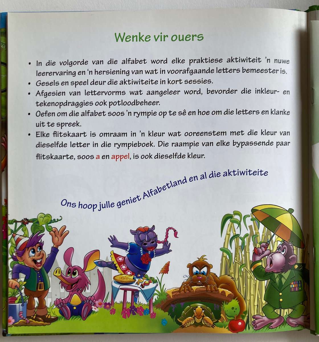 Alfabetland - Flitskaarte En Aktiwiteits Boek (Afrikaans, Gemengde media produk))