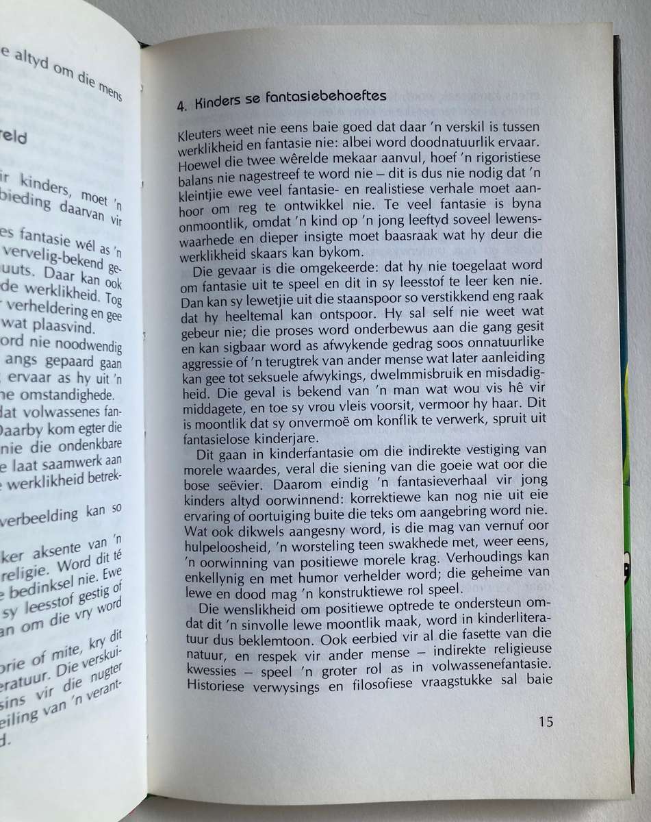 Fantasie En Die Kinderboek : n Kernhandleiding / Elsabe Steenberg