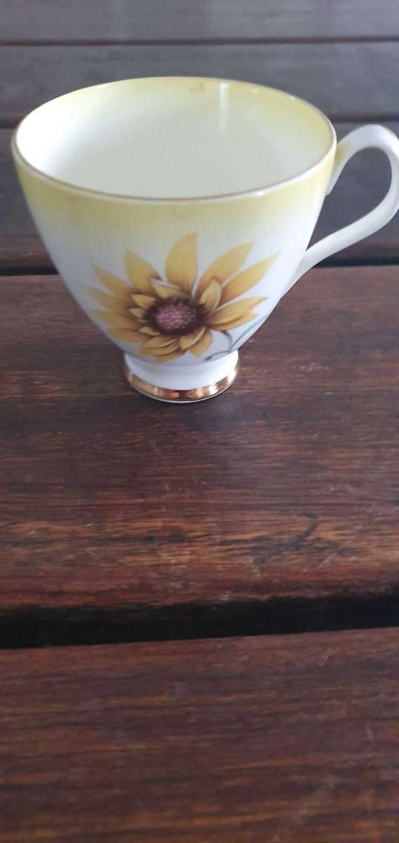 Royal Albert Sunflower Cup and Saucer Set