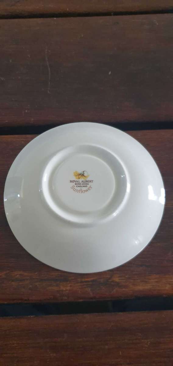 Royal Albert Sunflower Cup and Saucer Set