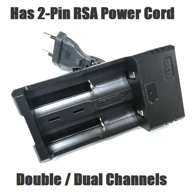 Smart Battery Chargers with Adjustable Open Double Channels. For Various Types. Collections Allowed.