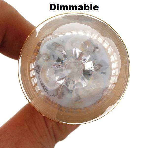 2Pces 3W 220V E14 Dimmable LED Light Bulbs: Warm White Dimmable Candle Design. Collections Allowed.