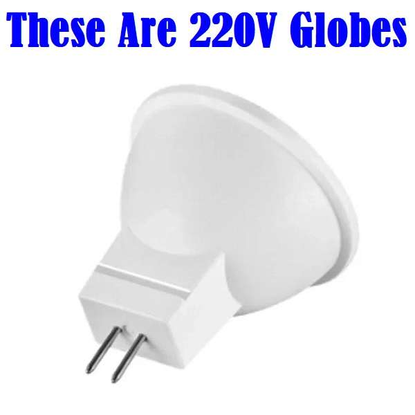 220V Warm White 5W MR16 LED Downlights. Yes, 220V MR16 with Wide Beam Angle. Collections Are Allowed