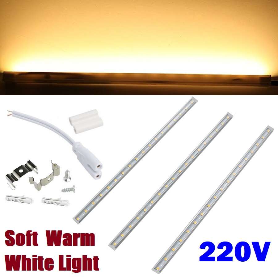 Soft Warm White LED Square Tube Lights 900mm 90cm 220V. Comes with Accessories. Collections Allowed.