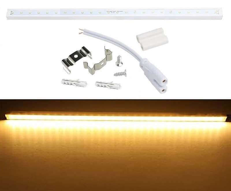 Soft Warm White LED Square Tube Lights 900mm 90cm 220V. Comes with Accessories. Collections Allowed.