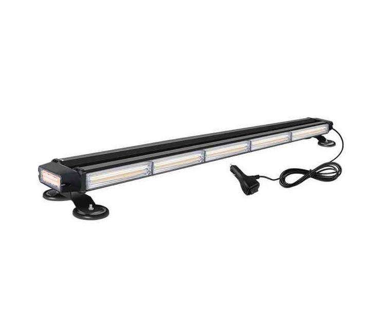 LED Double Side Strobe Flash Light Bar 12V. Amber Orange Yellow Magnetic Mount. Collections Allowed.