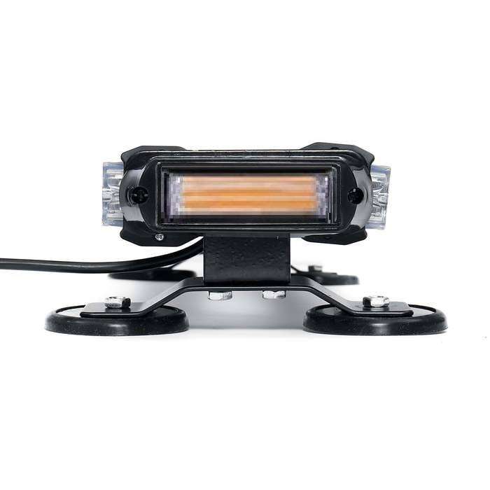 LED Double Side Strobe Flash Light Bar 12V. Amber Orange Yellow Magnetic Mount. Collections Allowed.