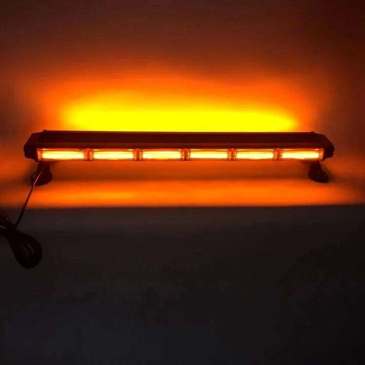 LED Double Side Strobe Flash Light Bar 12V. Amber Orange Yellow Magnetic Mount. Collections Allowed.
