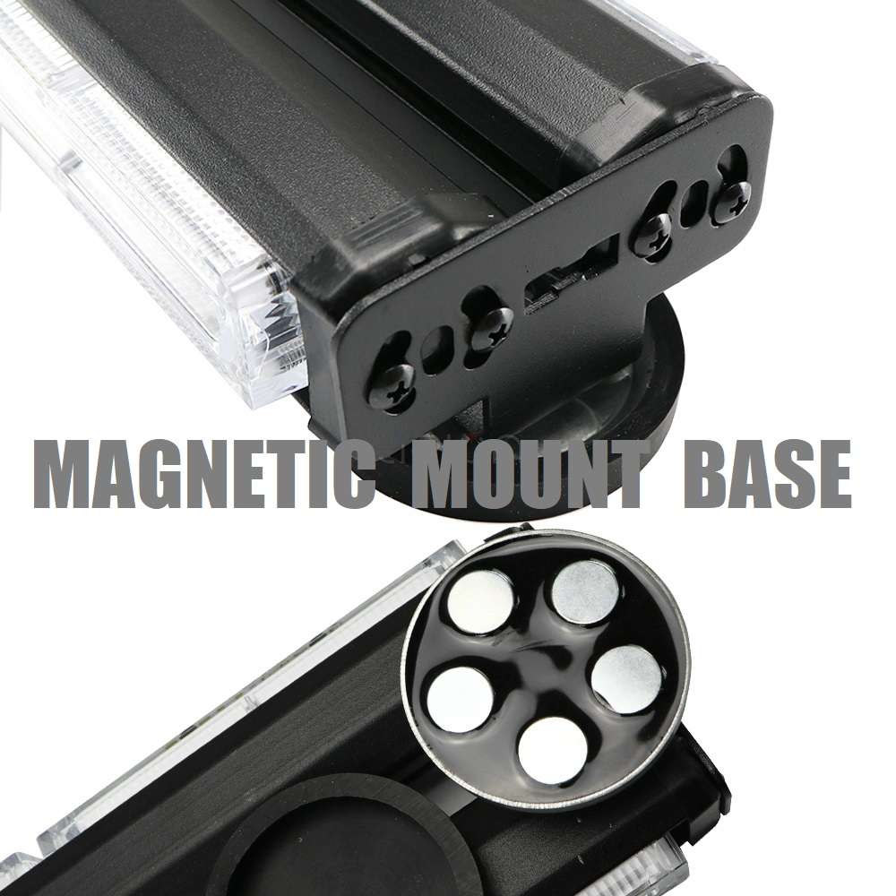 LED Flash Strobe Light Bar Double-Sided 450mm Cool White. Magnetic Mounted. Collections Are Allowed.