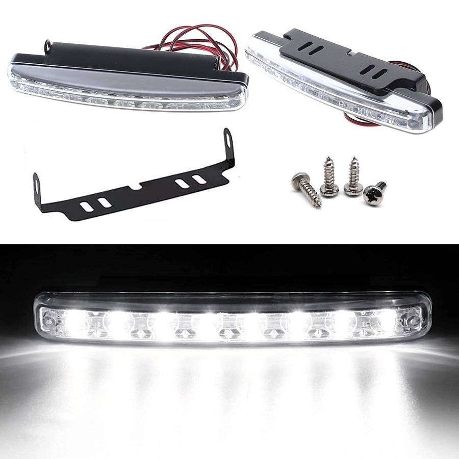 LED DayTime Running Lights For Vehicles. Bumper / Grille / Fog LED DTRL DC9~32V. Collections Allowed