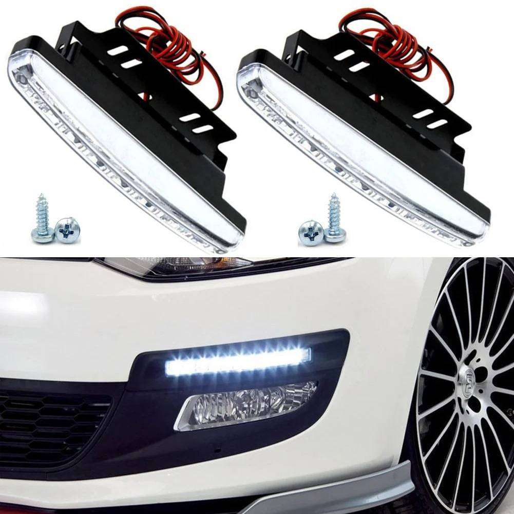 LED DayTime Running Lights For Vehicles. Bumper / Grille / Fog LED DTRL DC9~32V. Collections Allowed