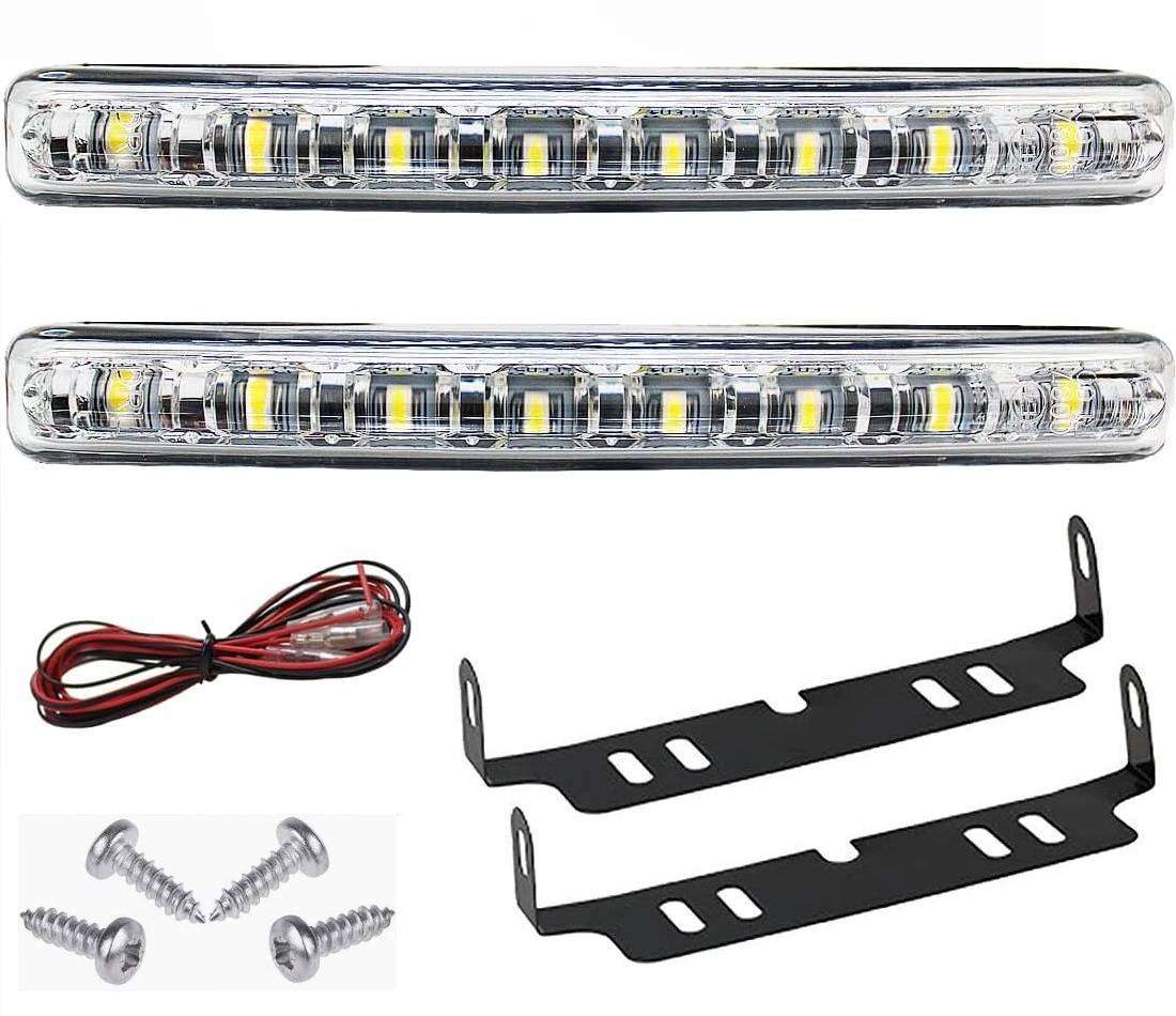 LED DayTime Running Lights For Vehicles. Bumper / Grille / Fog LED DTRL DC9~32V. Collections Allowed