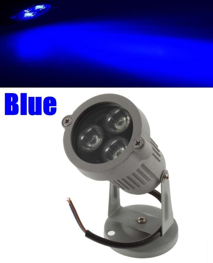 Bright Blue Light Garden Landscape Decor LED Lights, Lamps, Spotlights AC220V. Collections Allowed.